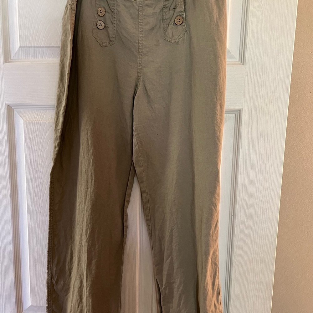 Linen pants- wide leg